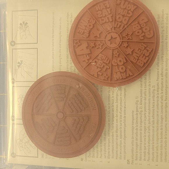 Stampin Up - Stamp Set Take a Spin Set of 2 - Picture 3 of 7